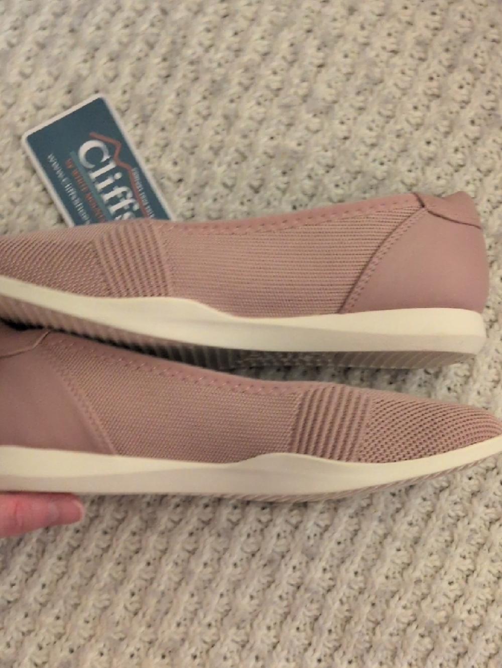 Cliffs by WHITE MOUNTAIN Pink Knit Pavlina Comfort Flats Size 6 NEW NWT - Picture 13 of 15